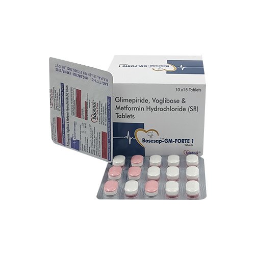 Glimepiride, Voglibose and Metformin Hydrochloride Tablets