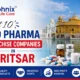Best 10 PCD Pharma Franchise Companies in Amritsar